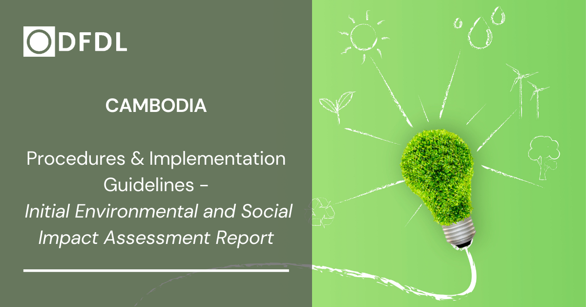 Cambodia: Procedures and Implementation Guidelines for Checklist in ...