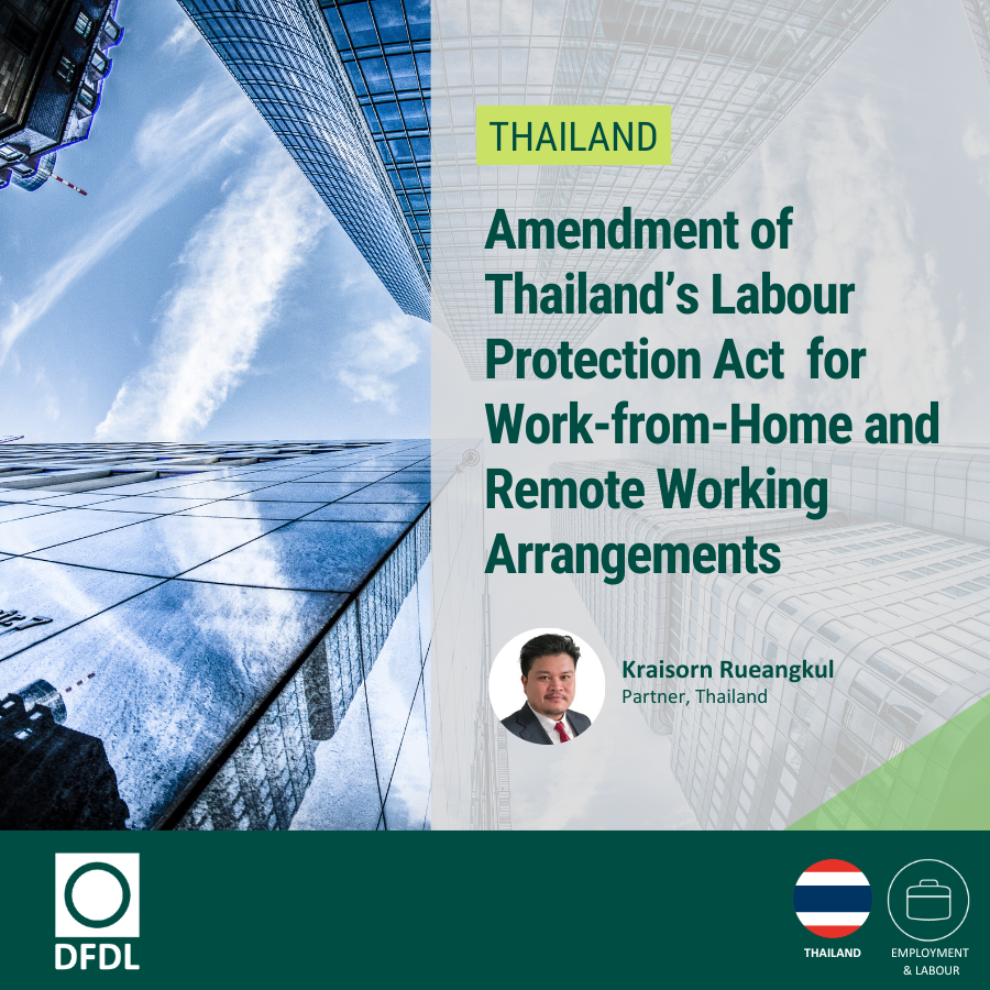 Amendment Of Thailand’s Labour Protection Act For Work-from-Home And ...